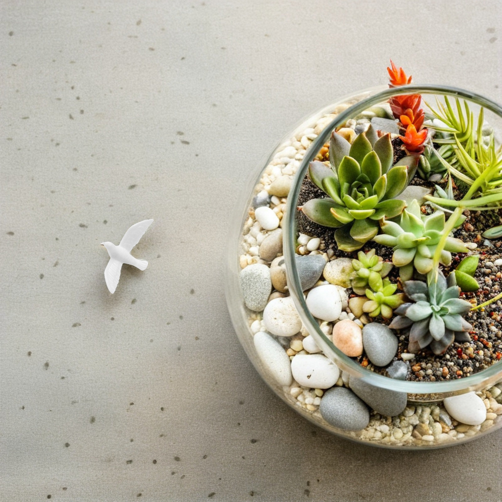 Crafting Resin - 14 stuks miniatuur witte duiven van
