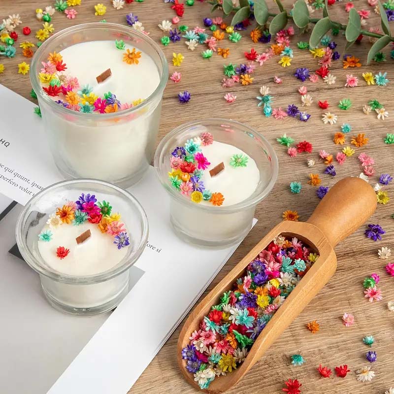 Resin Craft Ideas - Gemengde kleurrijke bloem voor wasvormen, ideaal