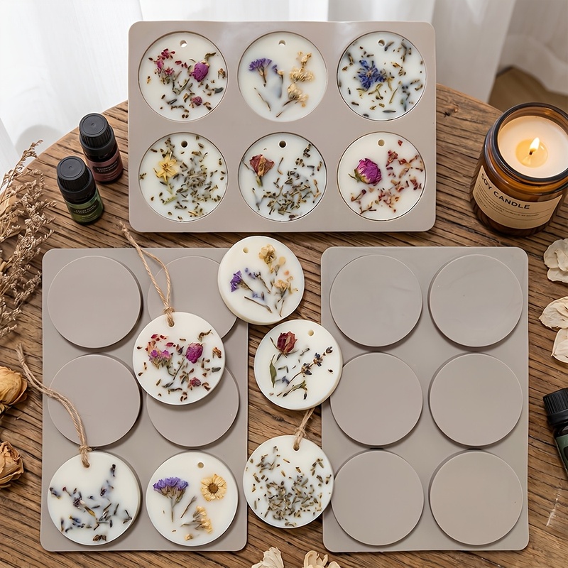 6-holtes ronde tag siliconenma - Resin Craft Ideas recensie en prijs