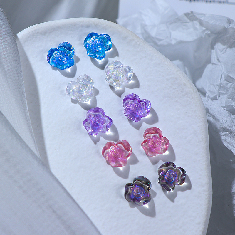 50 stuks/pak 10x10mm nagelkuns - Resin Glitter Pack recensie en prijs