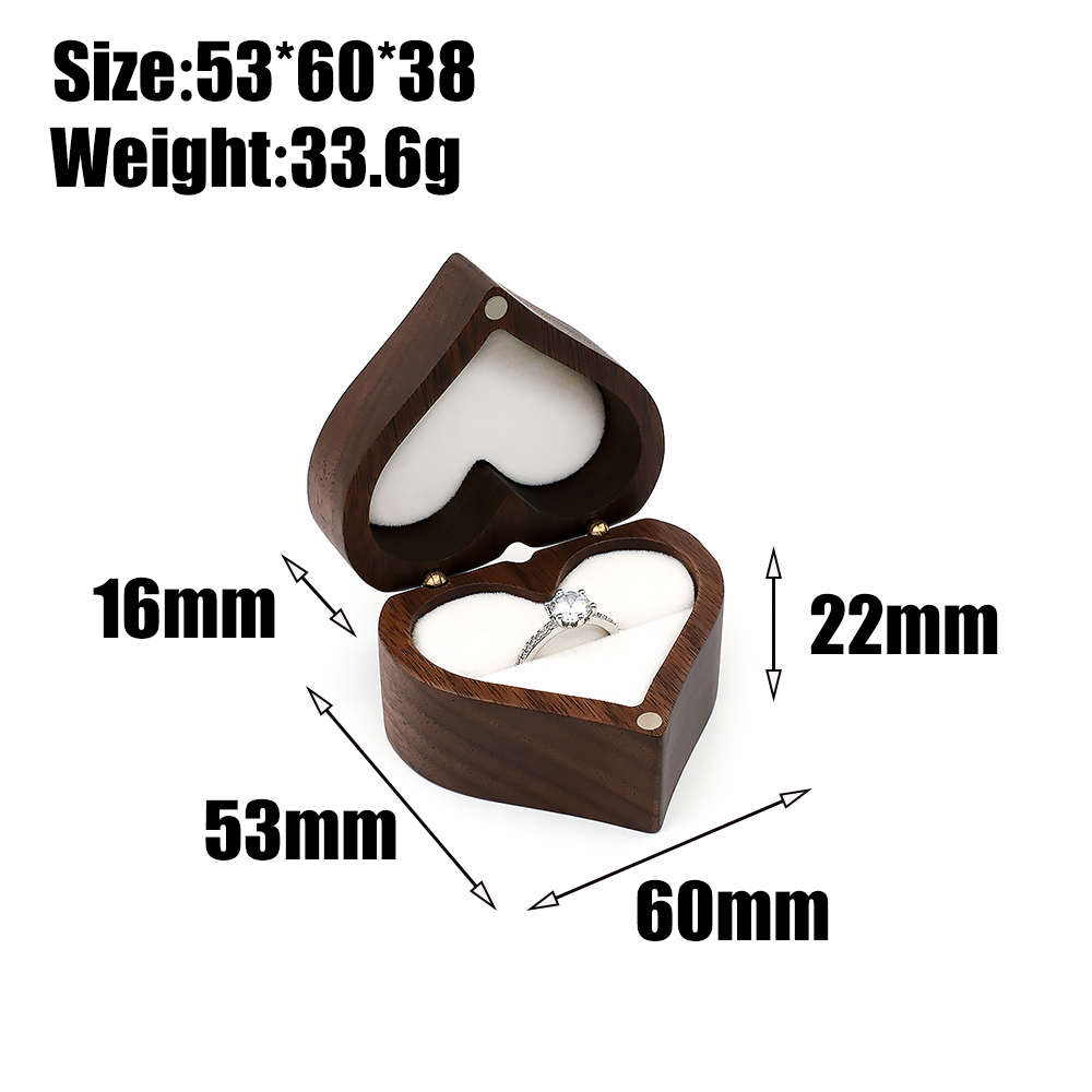 Ringdoos voor huwelijksceremon - Wood Ring Blank recensie en prijs