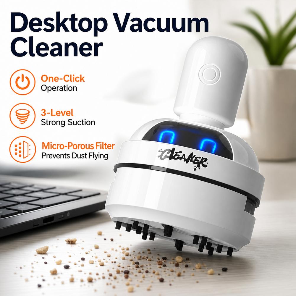Stille desktop mini-stofzuiger - Vacuum Chamber Small recensie en prijs