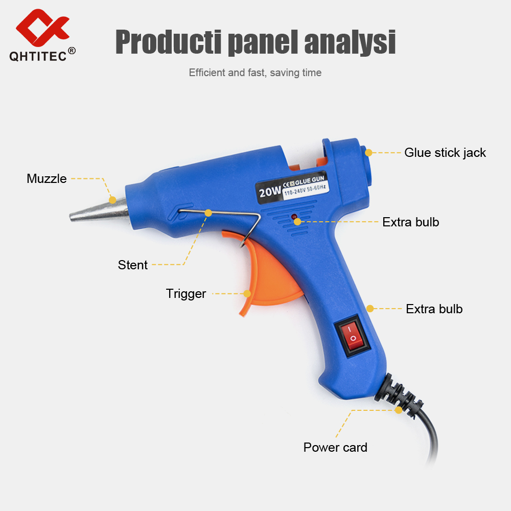 Jcd 20W Smeltlijmpistool Met 7 - Heat Gun Small recensie en prijs