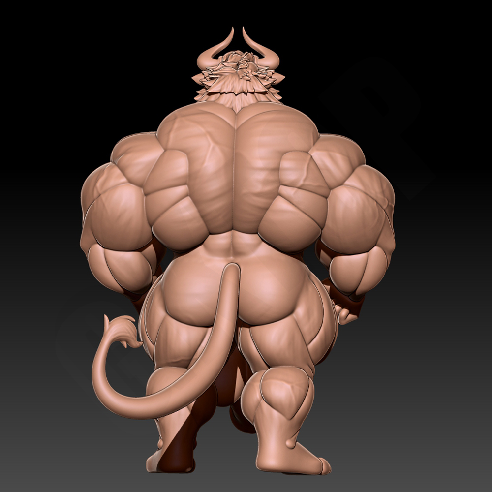 Hunky Fitness Muscle Bull 1/24 - Resin Craft Ideas recensie en prijs