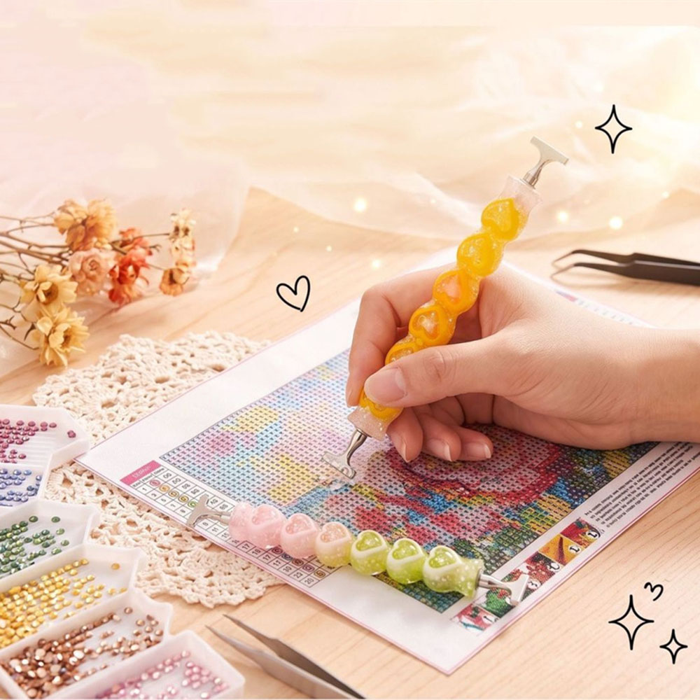 Nieuwe hartvormige diamant sch - Resin Craft Ideas recensie en prijs
