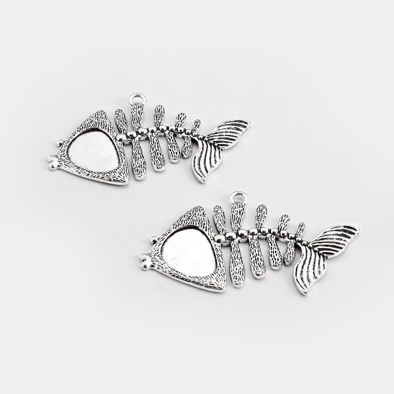 Tibetaans Zilveren Grote Visgr - Bezels Set Pendant recensie en prijs